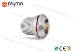 Outdoor Application Coax Compression Connector Straight PCB Contacts Watertight