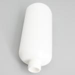 White HDPE Oval 300ml Reusable Shampoo Bottles