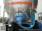 Aluminum Alloy Wheat Flour Bulk Tanker with Tipping Hydraulic Cylinder (6000USG