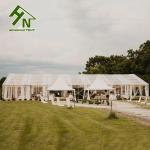 20x35m Outdoor Clear Roof Wedding Marquee Tent Croatia Style For 500 Seaters