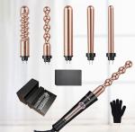 Multi Functional Electric Hair Curler 5 In 1 Tourmaline Ceramic Curling Stick