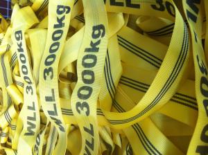 China High Tenacity Polyester Round Sling , Soft Round Sling TUV CE GS approved factory