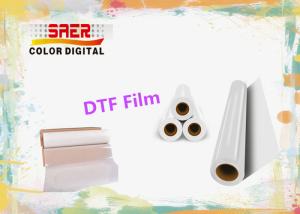China Hot Peeling Transparent DTF Transfer Film For Printing 100m factory