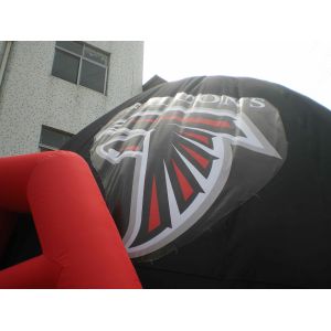 BLue color inflatable helmet tunnel school rugby sports with customized logo