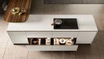 Wood Classic White Kitchen Cabinets Customized Kitchen Furniture With Dinning