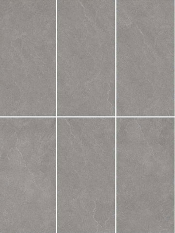 Gray Matte Antique Finish Sandstone Outdoor Curtain Wall Thick Tile For Shopping Mall 1200x600mm