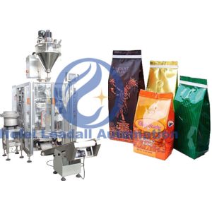 China Automatic Powder Packing Machine For Quad Seal Bag factory