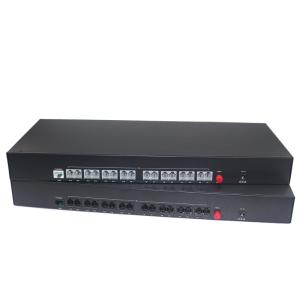 China 16Ch Fiber Optic Accessories Cwdm Mux Demux POTS FXO FXS Fiber Mux factory