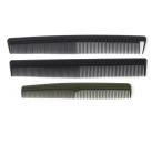 Classical Black Carbon Fiber Small Hair Combs High Flexibility Without Fly Away