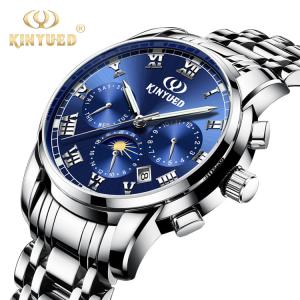 China Luminous Mechanical Wrist Watch Business Moonphase Automatic Watch factory