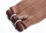 Grade 8A Fashionable Long Dark Brown Hair Extensions Full Ends No Fiber
