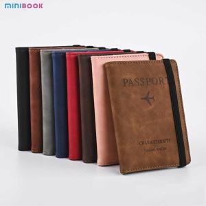 China Vintage Business Passport Covers Holder Multi-Function ID Bank PU Leather Wallet Case factory