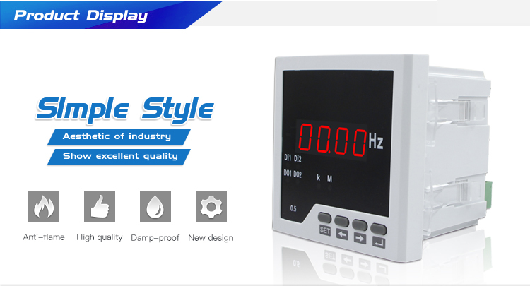 96*96 new frequency meter for complete cabinet