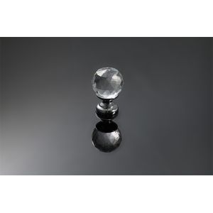 Glass Diamond Furniture Handles And Knobs , Antique Furniture Hardware Cabinet