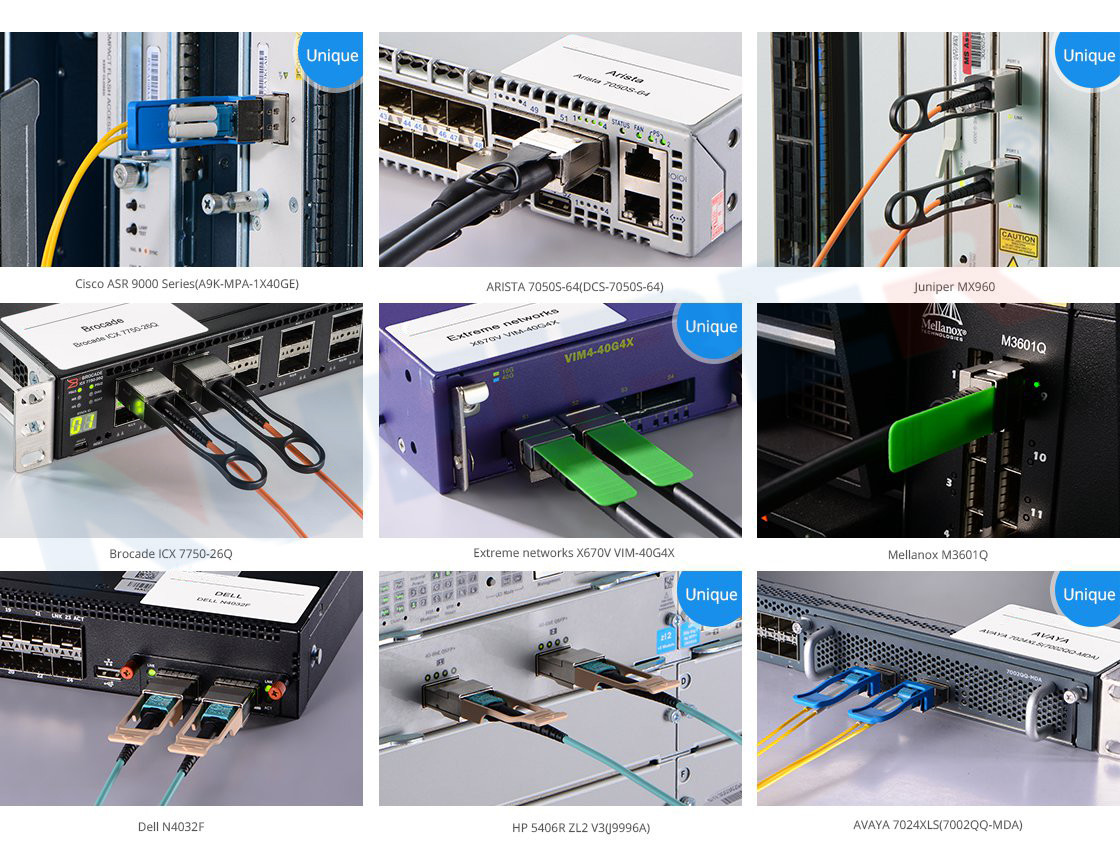 High quality QSFP 40G ER4 40KM single mode fiber Optical Transceiver Module