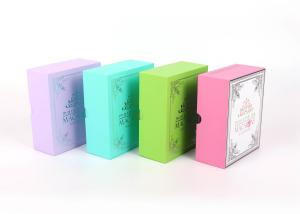 China Custom Logo Small Paper Jewelry Boxes Cardboard Recycled CMYK factory