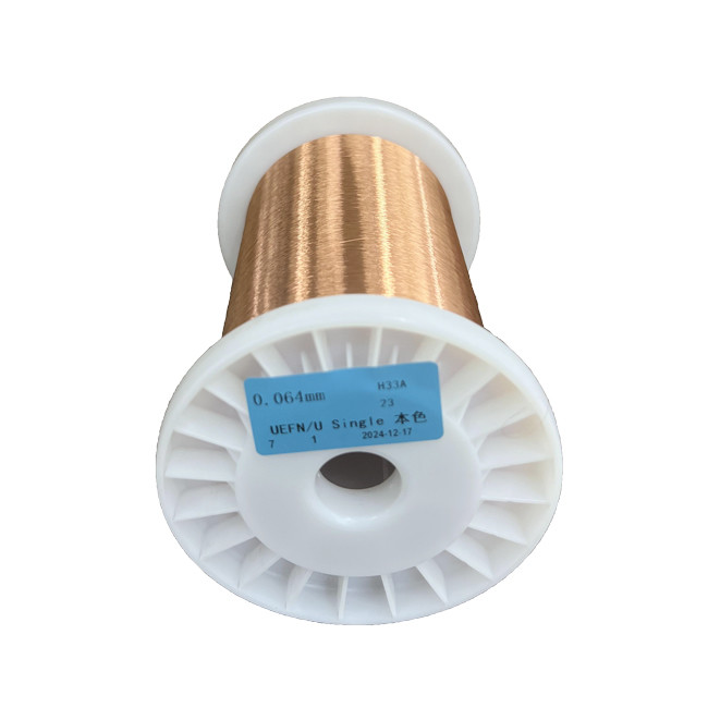 UEWF Overcoat Polyamide Imide Wire AWG 46-10 With 155° Temperture Grade For High Speed Coiling Precessing
