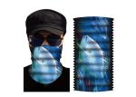 Wristband Black Caribbean Flags Printed Cartoon Face Bandana