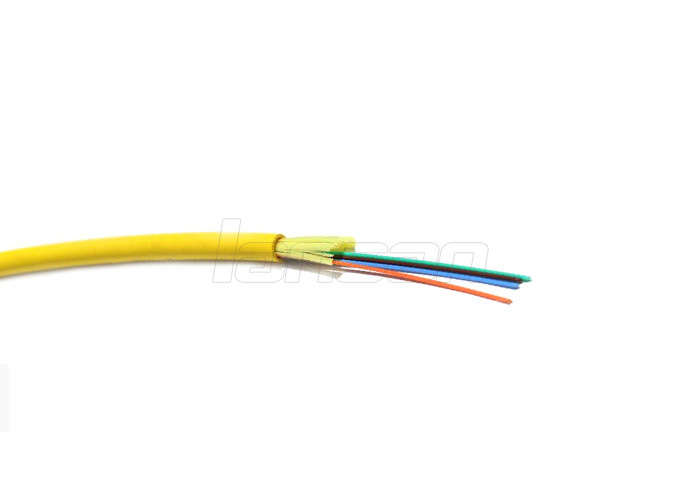 12 Core Single Mode Fiber Optic Cable GJFJV OS2 Tight Buffer For Telecommunication