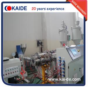 China Glassfiber PPR pipe making machine 28-30m/min KAIDE extruder factory