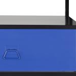 Office Furniture Metal Rolling Storage Cabinet With Rubber Wheels Drawer
