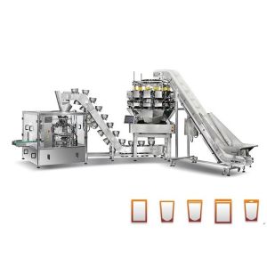 Automatic Rotary Premade Pouch Packing Machine Doypack Standup Bag Packaging