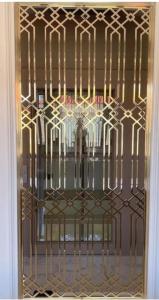 China Customizable Stainless Steel Room Divider Laser Cut Multiple Finishes For Hotels Bars And More factory