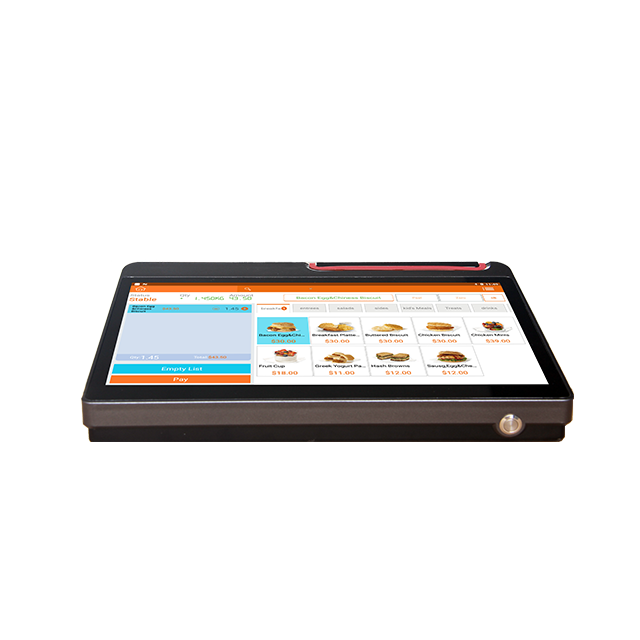 11.6/12.5 inch Android POS Device With Receipt Printer And LED-8/VFD/5"HD 2nd Display