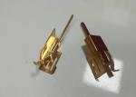 Brass Sheet Metal Stamping Parts Oem Micro Dimension 0.2-0.5mm Thickness