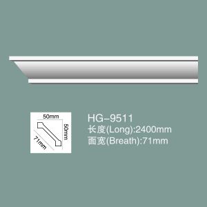 Cornice Moulding Polyurethane Crown Moulding HG-9511