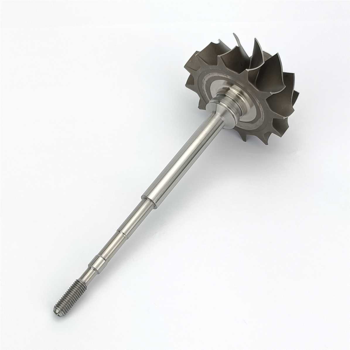 MS-TECH Turbo K26 Turbine Wheel Shaft 5326-970-0001 Ind 64.4 mm Exd 54.55mm Blades12