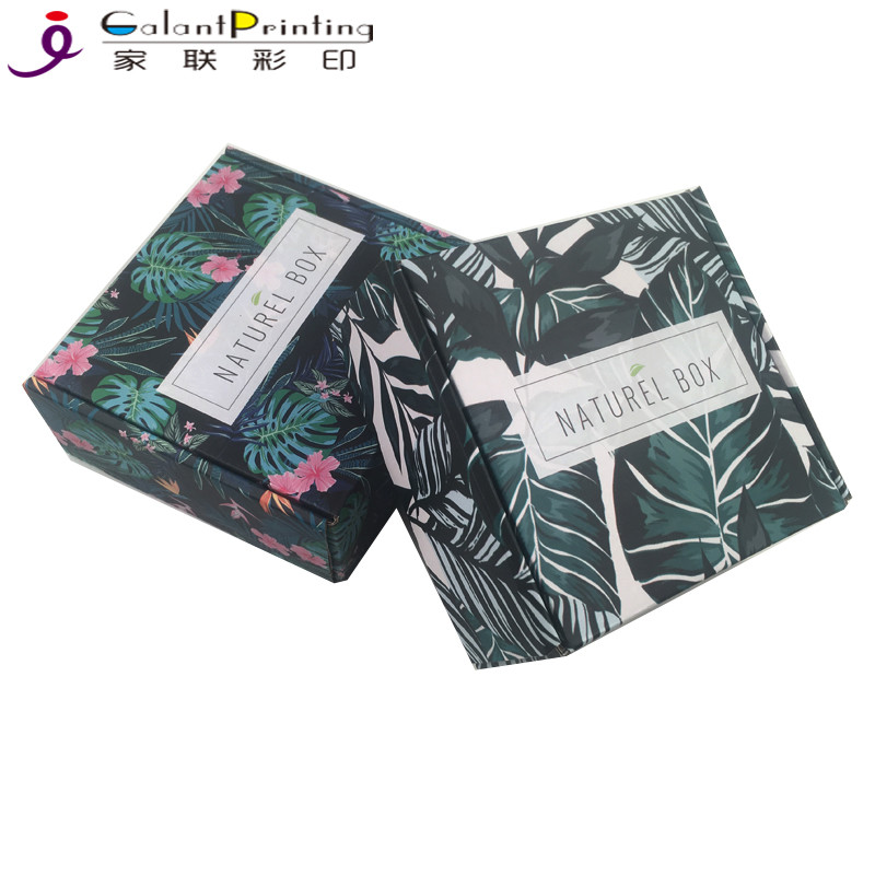 Self - Locking Recycled Printed Packaging Boxes Collapsible Fold Up Gift Boxes