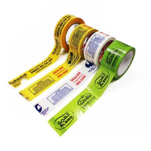 China Adhesive Jumbo Roll Custom Logo Printed Bopp Packing Tape With Logo factory