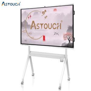 China Teaching 4K Whiteboard Customized 75 Inch Interactive Display Multitouch factory