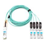 Arista Networks AOC-Q-4S-100G-5M Compatible 5m (16ft) 100G QSFP+ to Four 25G