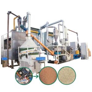 China 2500KG Weight Waste PCB Recycling Machine For Environmentally Friendly factory