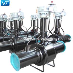 China Easy Maintenance Extended Stem Electric Ball Valve Fully Welded Underground factory