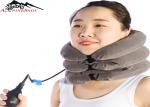Inflatable Cervical Brace Neck Collar Pillow Brace With Velvet , Neck Pain