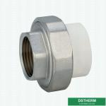 Nickel Plated Heavier Brass Color Male Union For Ppr Fittings Customized Designs