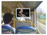 18.5 Inch Bus 4G Android TV LCD LED Advertising Video Monitor Signage Display