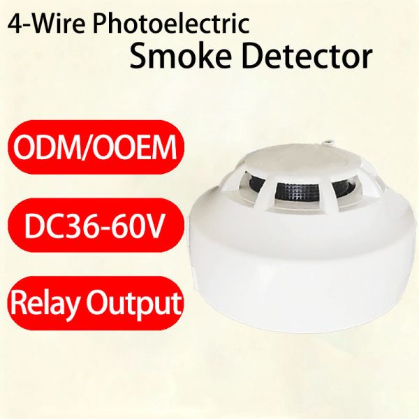 China Ensure Optimal Fire Protection with Our Advanced 4-Wire 48V Smoke Detector - Ideal for Industrial Control Rooms, Data Centers & Electrical Cabinets factory