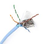 FTP CAT6A OFC conductor ethernet cable 500MHZ 10gbps flexible network cable