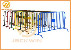 China Road Safety Temporary Removable Metal Crowd Control Barricade For Traffic factory