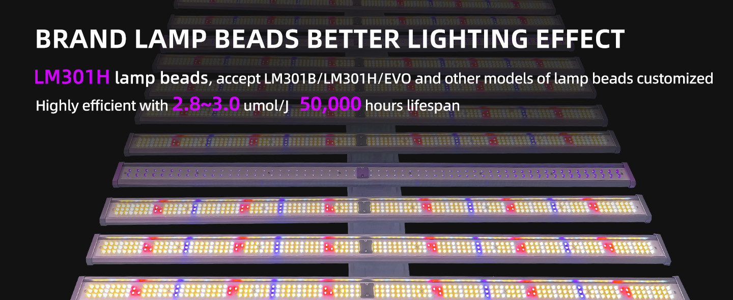 1060W Detachable LED Grow Light Full Spectrum UV Light For Plants