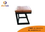 Metal Square Mirrored Shoe Bench Retail Shop Fittings For Shoe Store And Sports