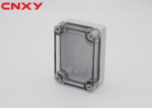 China Waterproof IP67 clear lid electric project box waterproof junction box electronic instrument enclosure 110*80*45 mm factory