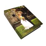 Modern 14*10 inch Magazine Style Cover Flush Mount Album for Wedding