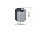 Floor Mounted Magnetic Door Stop Holder Adjustable For House Decoration