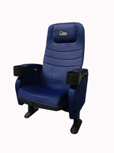 China High Back Vip Cinema Seating , Movie Theater Sofa High Density Foam Durable factory