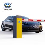 OEM Auto Parking Barrier Gate 8m Boom 24V DC Brushless Motor For Car Parking